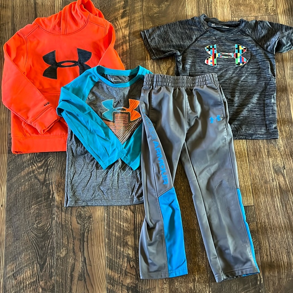 Little boys under armour lot